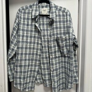 Abercrombie Oversized Tweed Shirt